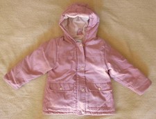 Vertbaudet Winterjacke mit Kapuze - rosa - Größe 92