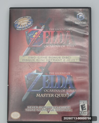 Gamecube zelda ocarina time - gamecube,