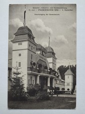 AK aus Paderborn Gewerbe & Industrie Ausstellung 1913 Haupteingang Gewerbehalle