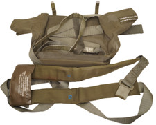 BUNDESWEHR TRANSPORT SICHERHEITSGURT Fußsack Stollenwerk Rettungstrage Gurt BUND