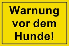 ☆ Schild - Warnung vor dem