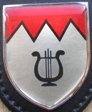Brustanhänger Verbandsabzeichen Heeresmusikkorps 12 Veitshöchsheim (1)