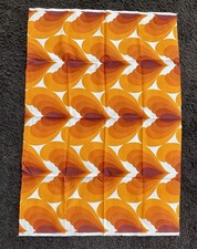 Stoff Vintage 124 cm x 85 cm Baumwolle 70er Jahre