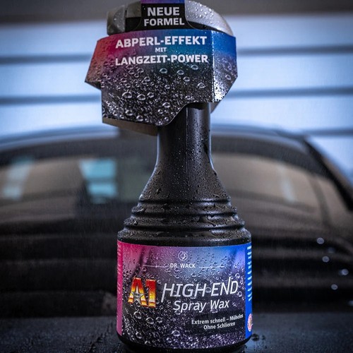 High end spray wax - end,