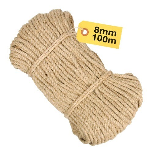Sisal seil 100 8 mm - sisal,
