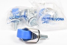 Misumi-Vona CHJNSM75A-40 - 4x Lenkrollen - blau - Gewindestift - neuwertig