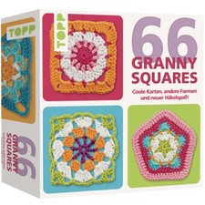 Granny squares karten - squares, karten-set
