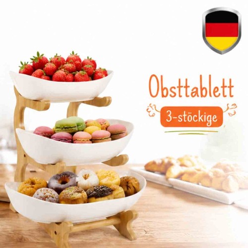 Etagere stöckig obstschale - 3,