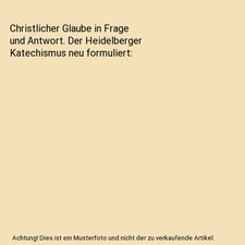 Christlicher glaube frage - glaube,
