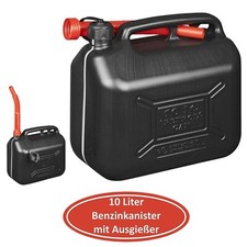 10L Benzinkanister Reservekanister Kunsstoff Kraftstoff Kanister UN-geprüft