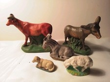 Konvolut alte Krippenfiguren