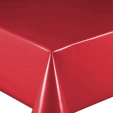 PVC Tischdecke UNI Rot glatt