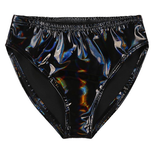 Damen wetlook slip hohe - damen,
