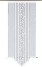 Schiebegardine FLORA-SPITZ Paneelwagen transparent weiß Polyester 60x160cm