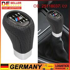 M Logo Style Schaltknauf 6 Gang Leder Schalthebel Für BMW X3 X5 E46 E83 E84 E90