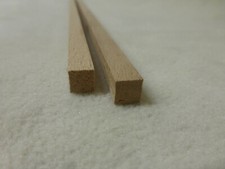 10Stk 100cm Buche Quadratleiste Buche 8x8mm Vierkant Holzleisten