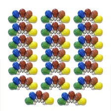 100 x Glühbirnen farbig