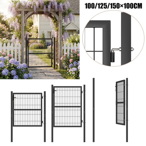 Gartentor 100 125 150cm - gartentor, 100/125/150cm
