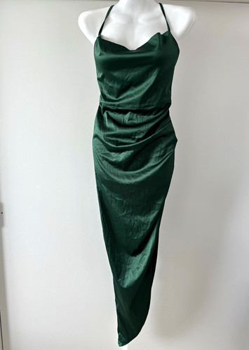 Damen abendkleid satin - abendkleid, lang