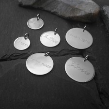 Gravurplatte Anhänger, 925er