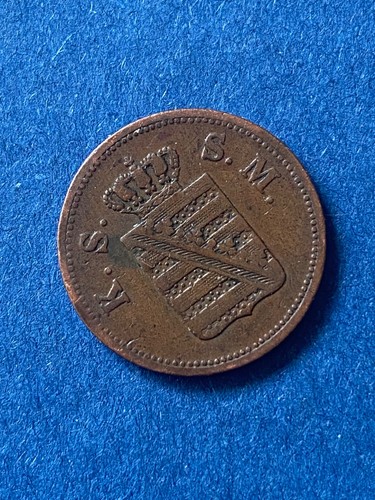 Sachsen pfennig 1861 - sachsen,