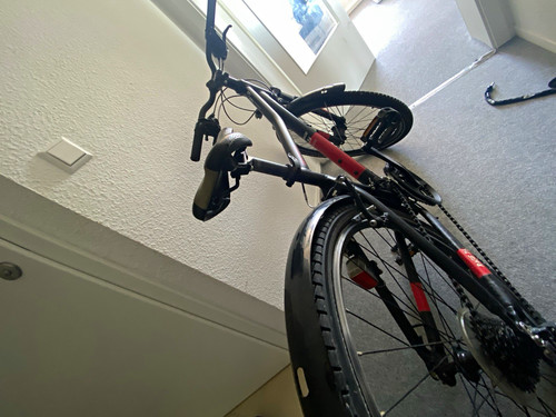 Winora trekkingrad schwarz - winora, schwarz/rot