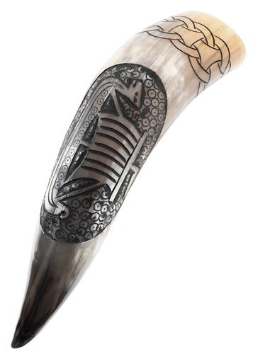 Wikinger trinkhorn mit - wikinger-trinkhorn,