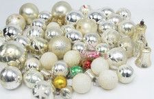Alte Kugeln GLASKUGEL SILBER