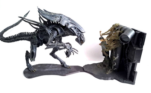 Alien queen diorama - alien,