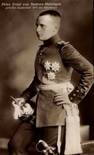 Ak Prinz Ernst von Sachsen