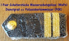 1 Paar Polizei Schulterstücke