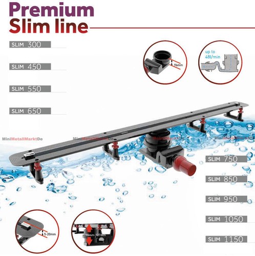 Pro flach duschrinne - flach,