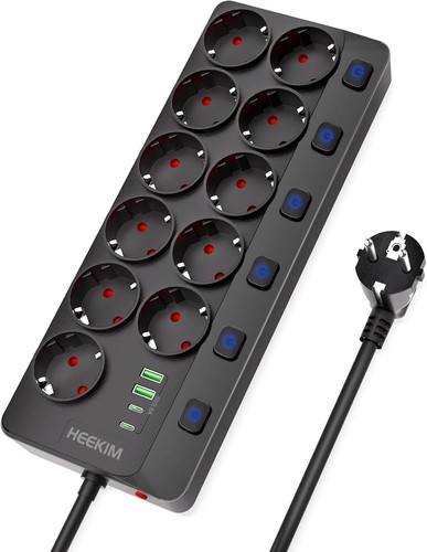 Steckdosenleiste mit usb - steckdosenleiste,