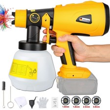 200W Akku-Farbspritzgerät 1000 ml Elektrische Spritzpistole für Dewalt 18V-Akku