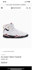 Nike Air Jordan 7 Cardinal 44