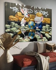 Pinky und der Brain Leinwand