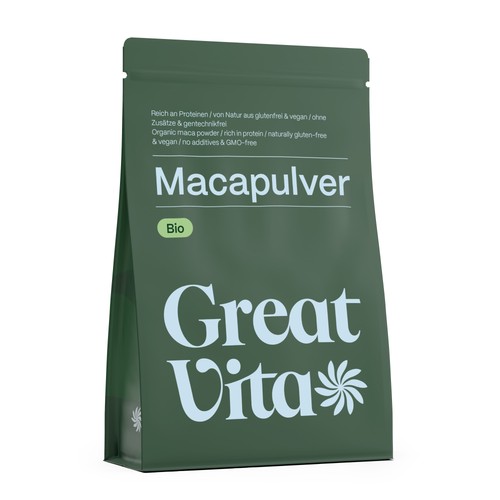 Greatvita bio maca pulver 400 - bio,
