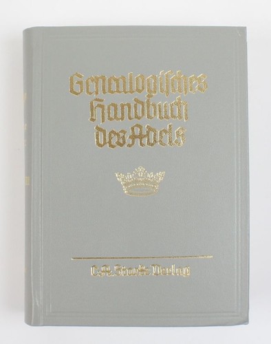 Genealogisches handbuch der - handbuch,