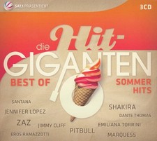 Die Hit-Giganten Best Of Summerhits 3CD:SHAKIRA,JAMIROQUAI,CRO,INNER CIRCLE,ZAZ