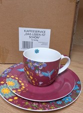 Kaffeeservice Das Leben ist