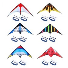 Drachen 1,2 m, 2-Leinen-Kontrolldrachen für Strandakrobatik-Flugdrachen für