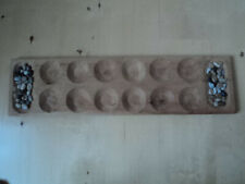 Kalaha Steinchenspiel Strategiespiel Holz 73 cm Handarbeit Afrika