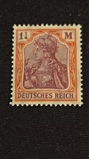 Briefmarke DR 1922 Germania 1