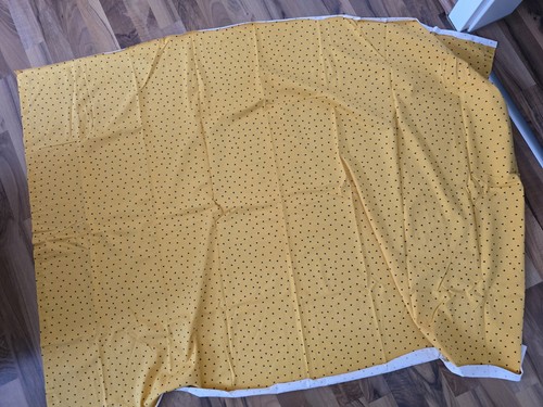 Jerseystoff gelb gemustert - gelb, ca