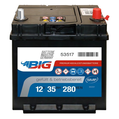 Asia autobatterie 12v - 35ah, big