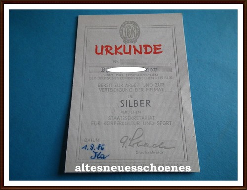 Urkunde sportabzeichen in - sportabzeichen,