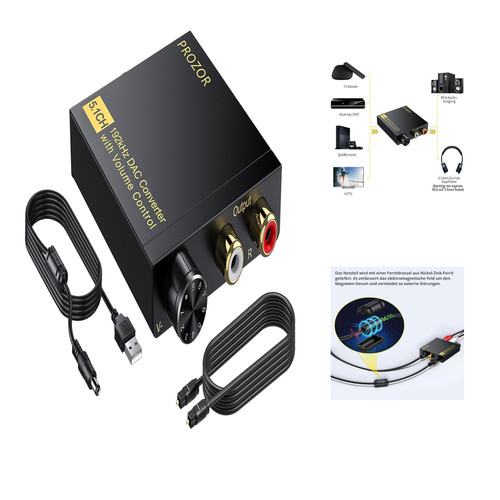 Dac switch 192khz 1ch - 192khz, 5,1ch