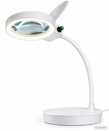 Orbisana tischlupe mit - led, 5x