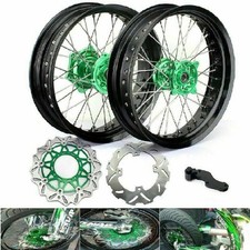 17" Supermoto Felgen Radsatz Scheiben für Kawasaki KX250F KX450F 06-18 KX125/250