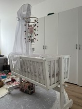 Baby-Beistellbett mit Matratze
